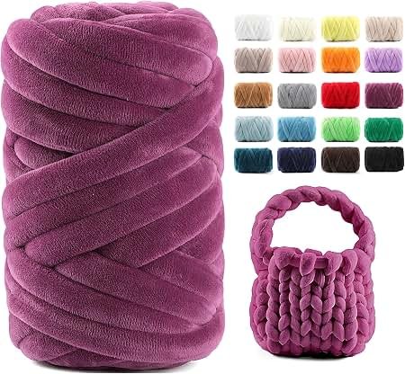 Chunky Knit Velvet Yarn: Luxurious Texture for Premium Projects