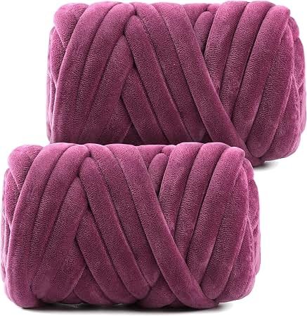 Chunky Knit Velvet Yarn: Premium Texture for Cozy Projects
