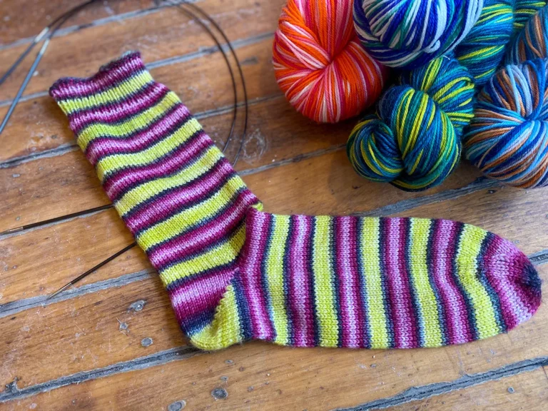 Madcap Yarn The Ultimate Self-Striping Yarn for Dynamic Color Projects