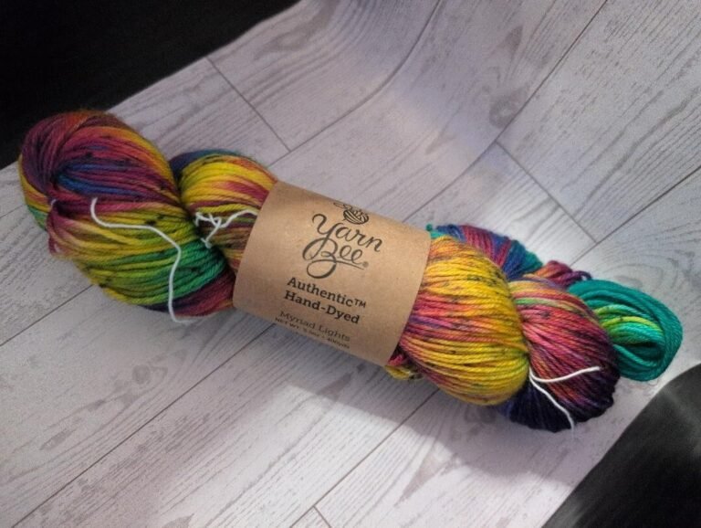 Yarn Bee Crayon Yarn Vibrant Multi-Color Yarn for Creative Projects