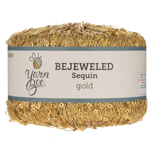 Yarn Bee Dazzling Yarn – Sparkling Novelty Yarn for Eye-Catching Projects